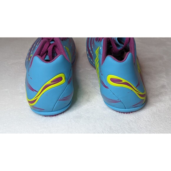 Puma TFX Sprint  v4 Women's Blue Atoll-magenta -fl Yellow Size (7.5) 187031-04 - Picture 6 of 16